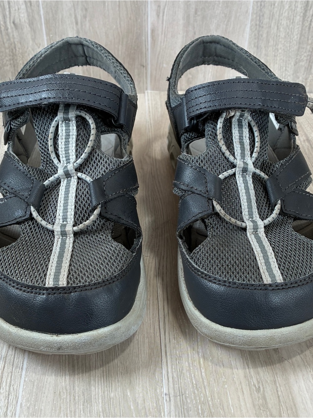 Columbia Techsun Wave Sport Sandals Unisex Kids Gray Hook & Loop US 5